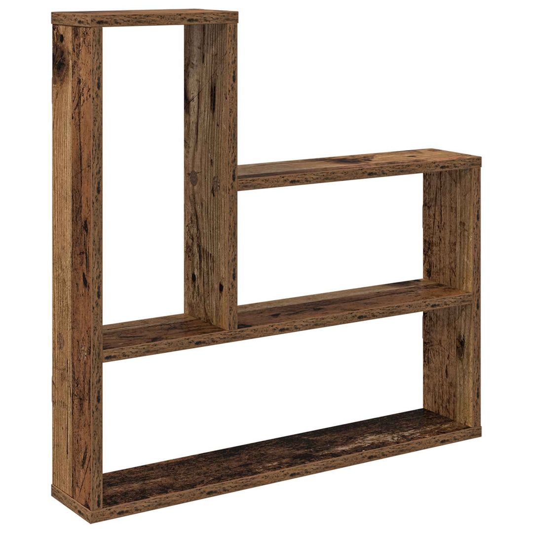Væghylde Gammelt træ 60 x 11 x 60 cm Konstrueret træ