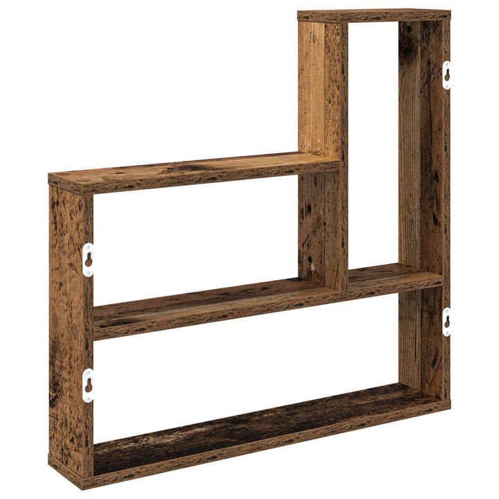 Væghylde Gammelt træ 60 x 11 x 60 cm Konstrueret træ