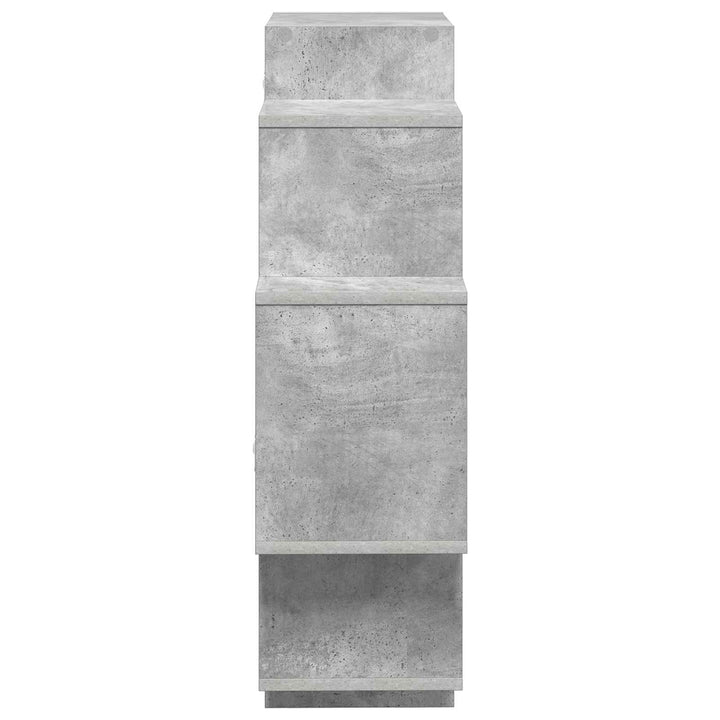 Væghylde Betongrå 90 x 25 x 90 cm Konstrueret træ