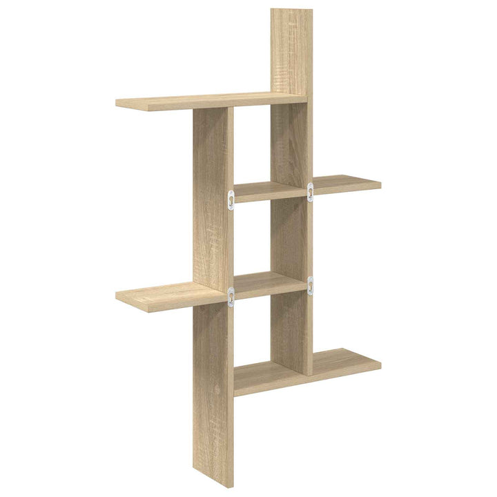 Væghylde Sonoma-eg 61 x 15 x 102 cm Konstrueret træ