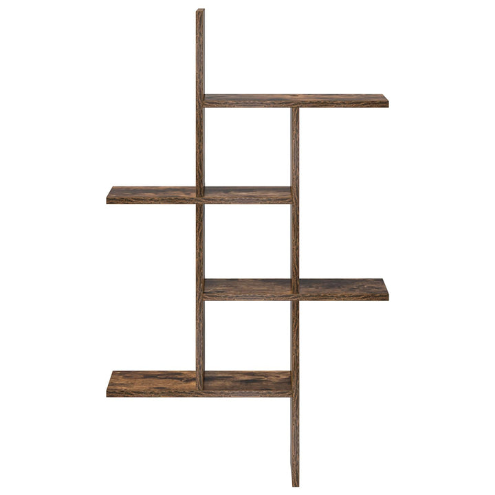 Væghylde Røget eg 61 x 15 x 102 cm Konstrueret træ