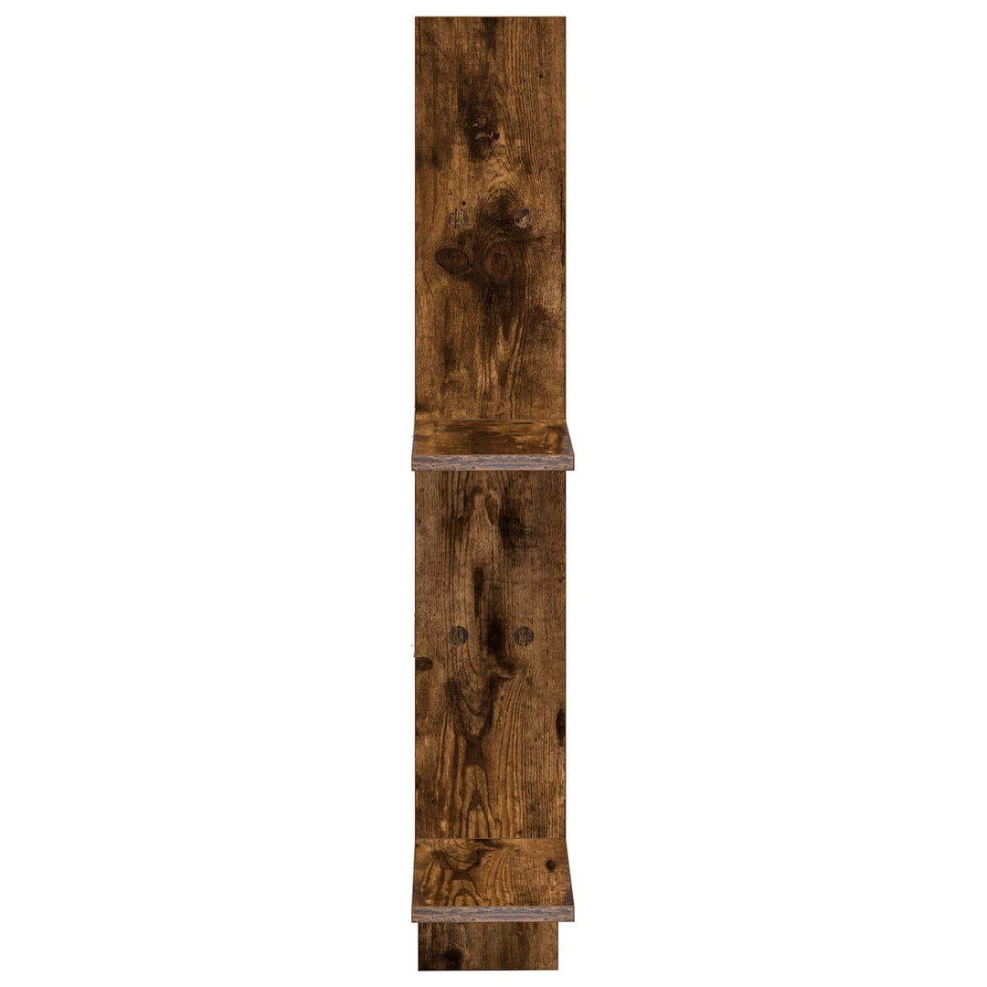 Væghylde Røget eg 61 x 15 x 102 cm Konstrueret træ
