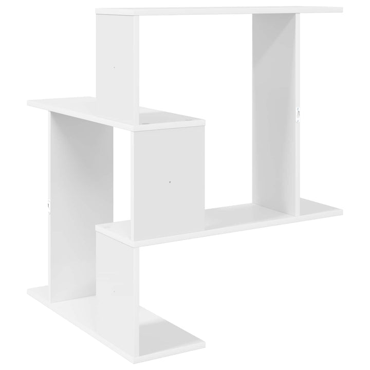 Væghylde Hvid 67 x 67 x 87 cm Konstrueret træ