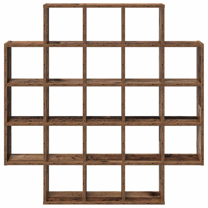 Væghylde Gammelt træ 100 x 13 x 100 cm Konstrueret træ