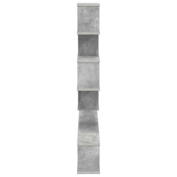 Væghængt TV-hylde Betongrå 200 x 15 x 94 cm Konstrueret træ