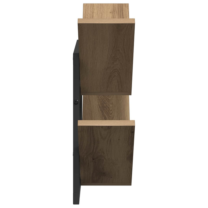 Væghængt Flydende Hylde 2 pcs Artisan-eg 43 x 15 x 47 cm