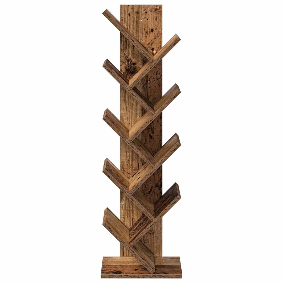 Træbogreol 6-tier 30 x 18 x 100 cm Konstrueret træ Gammelt træ