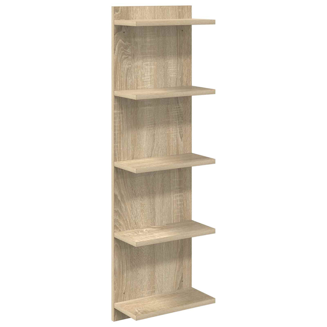 Væghylde Sonoma-eg 30 x 15 x 100 cm Konstrueret træ