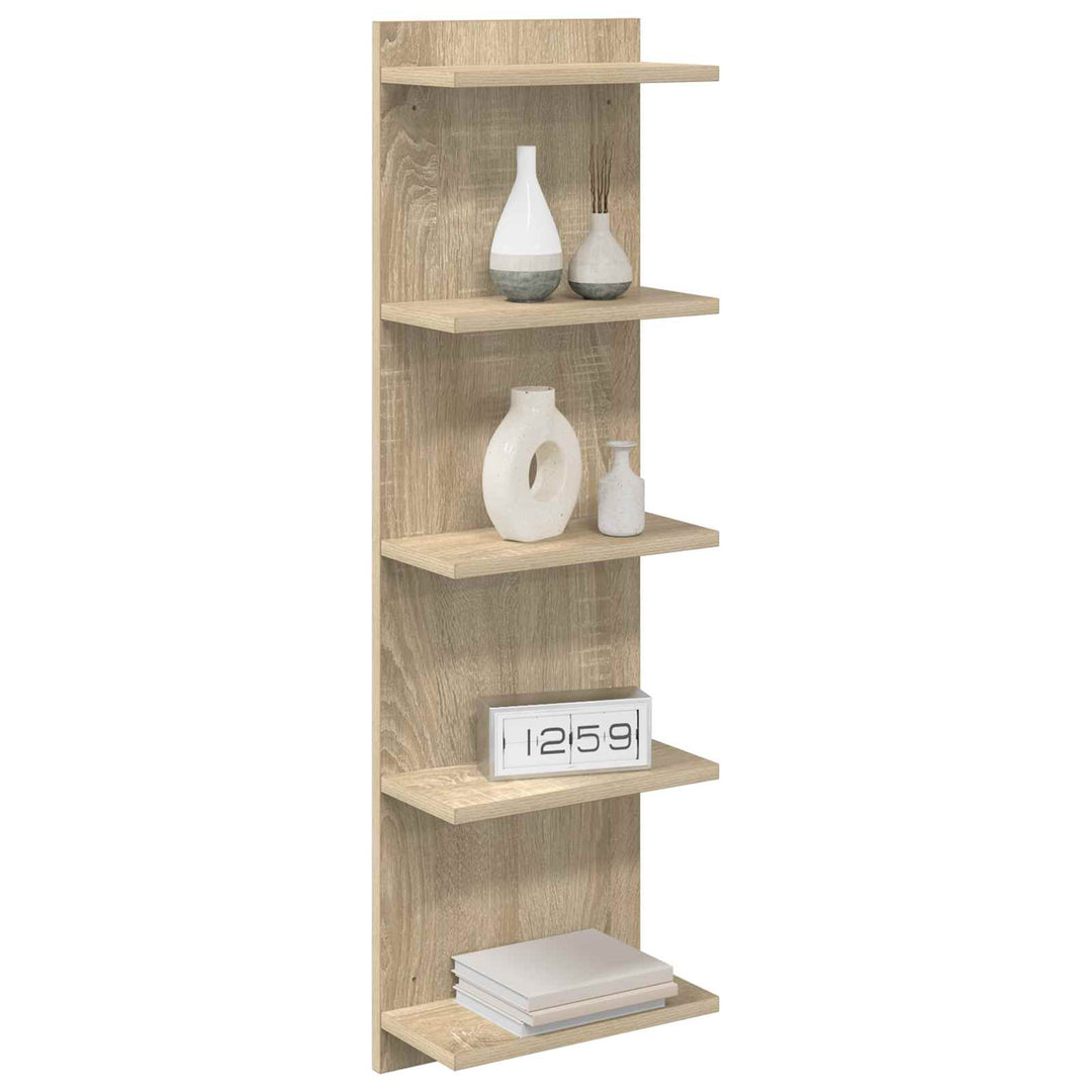Væghylde Sonoma-eg 30 x 15 x 100 cm Konstrueret træ