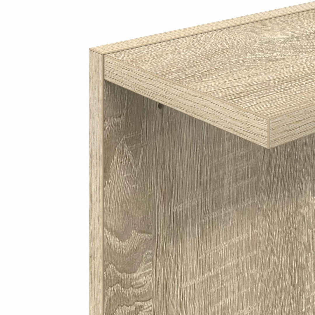 Væghylde 2 stk. Sonoma-eg 30 x 15 x 100 cm Konstrueret træ