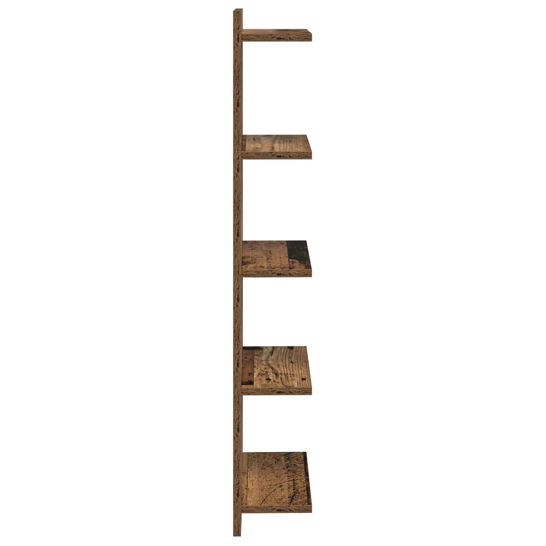 Væghylde Gammelt træ 30 x 15 x 100 cm Konstrueret træ