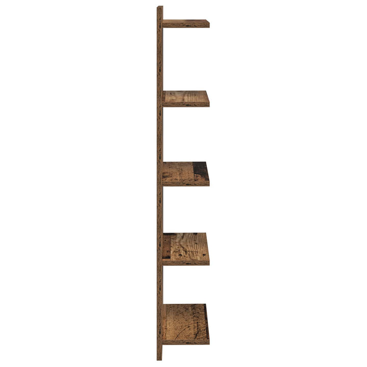 Væghylde Gammelt træ 30 x 15 x 100 cm Konstrueret træ
