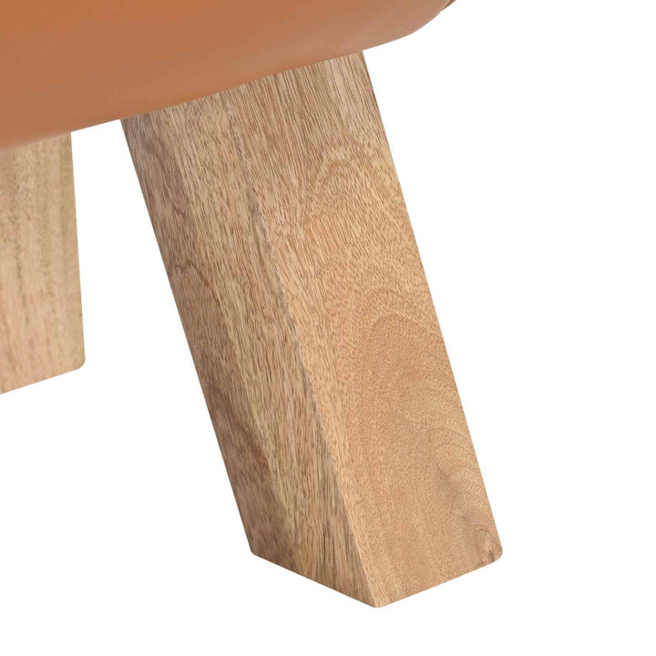bænk 110 x 30 x 45 cm Ægte Læder Brun