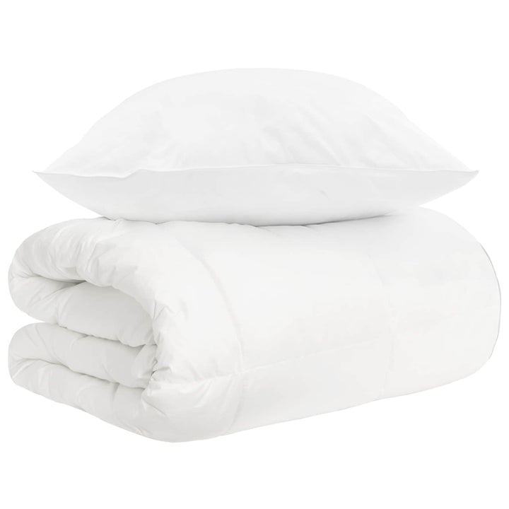 Dynebetræk Sæt 2 stk. Hvid Bambusfiber