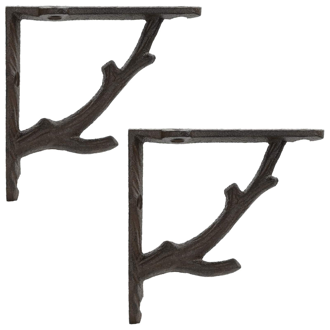 Væghyldebeslag 2 stk. Antik Brun 21,5 x 21,5 x 3,5 cm Stål