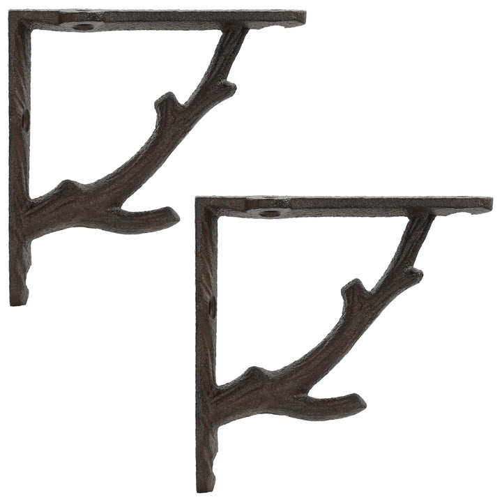 Væghyldebeslag 2 stk. Antik Brun 21,5 x 21,5 x 3,5 cm Stål