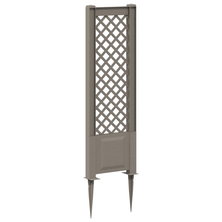 Trellis med Spids PP Grå