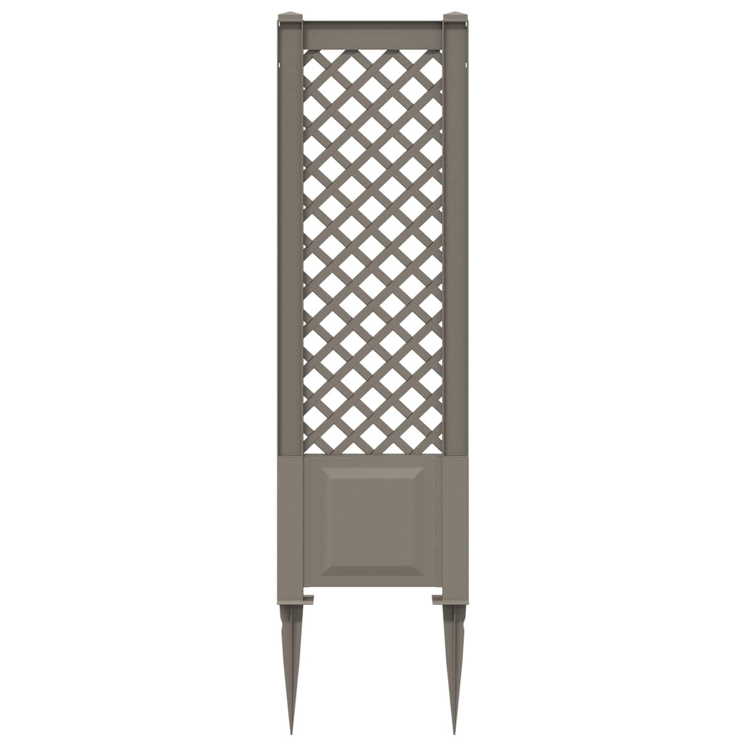 Trellis med Spids PP Grå