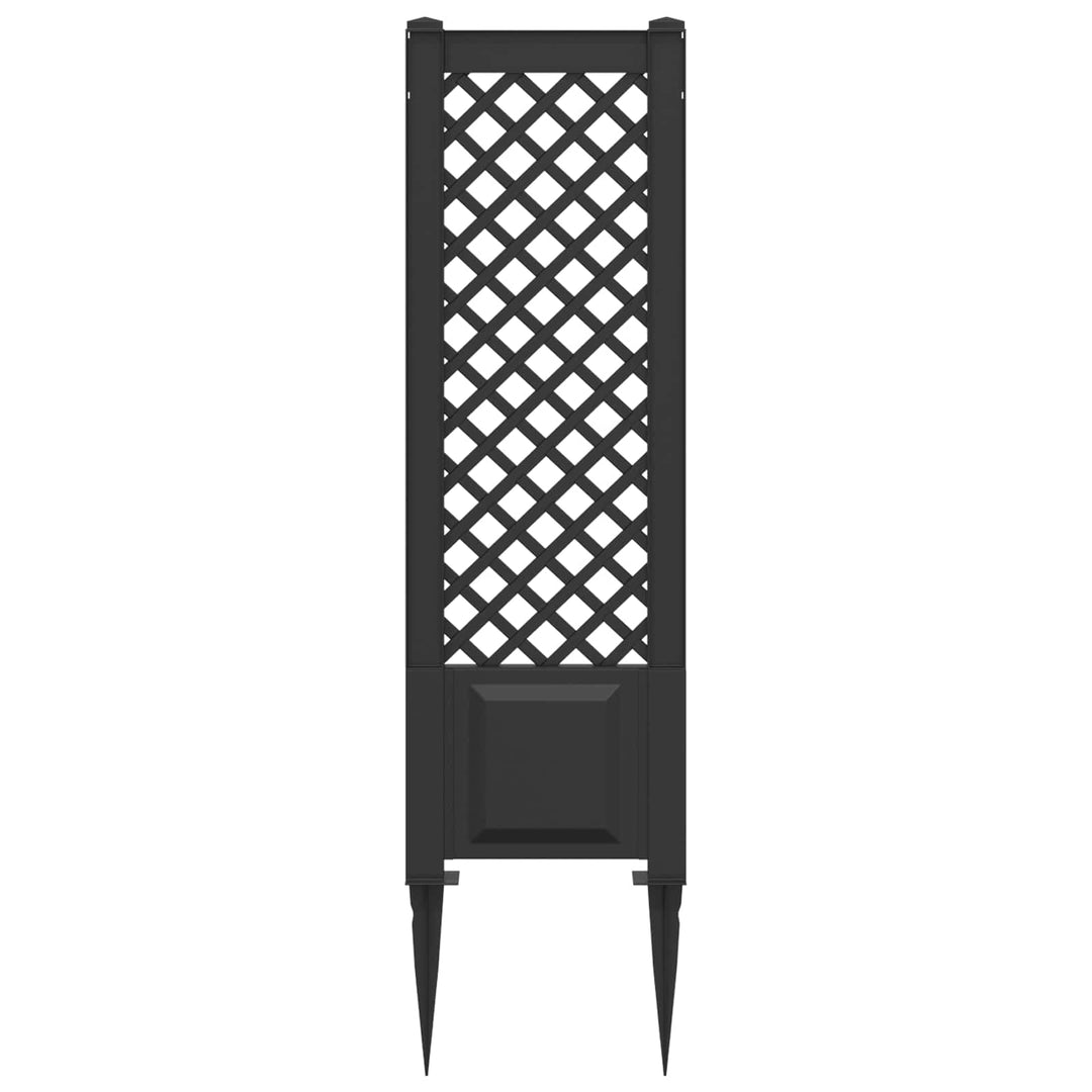 Trellis med Spids PP Antracit