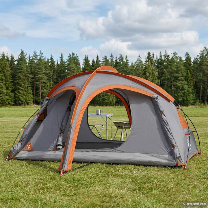 Trekking telt med regnslag vandafvisende 2 personer