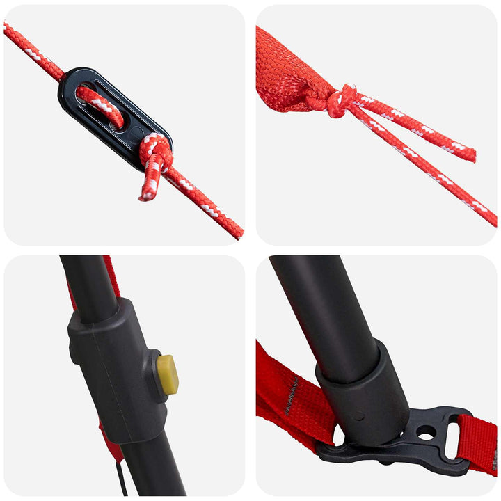 3 personer 3-personers Blå 185T Polyester med PU Coating