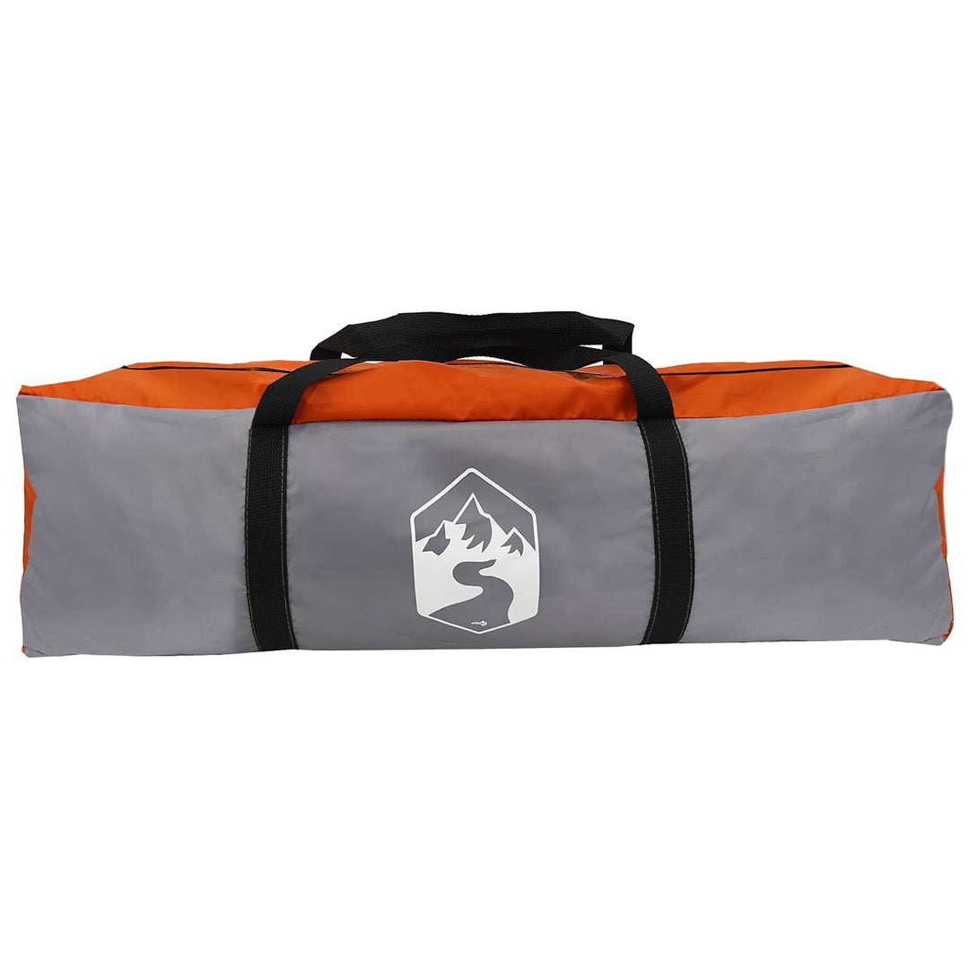 3 personer Grå og orange 185T Polyester med PU Coating