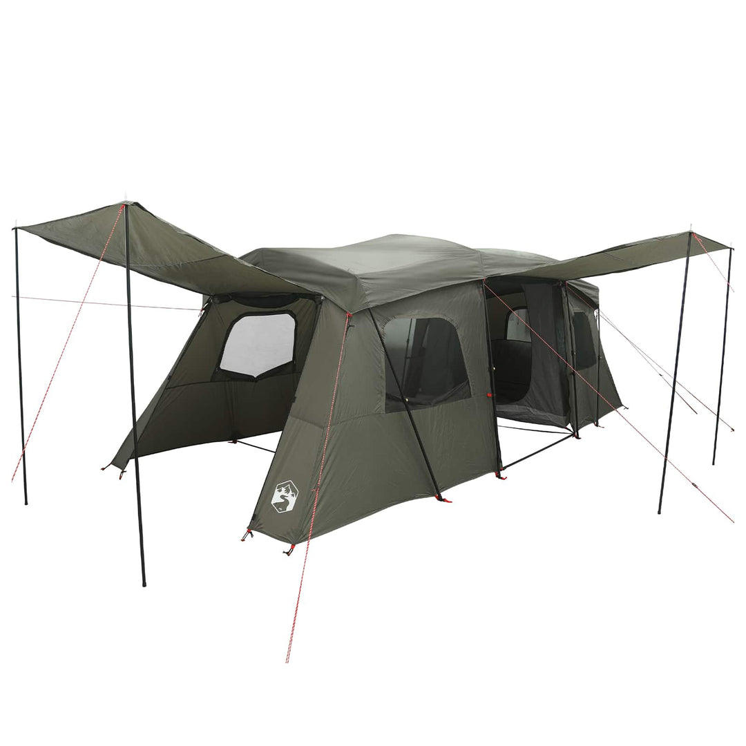 3 personer 3-personers Army Grøn 185T Polyester med PU Coating