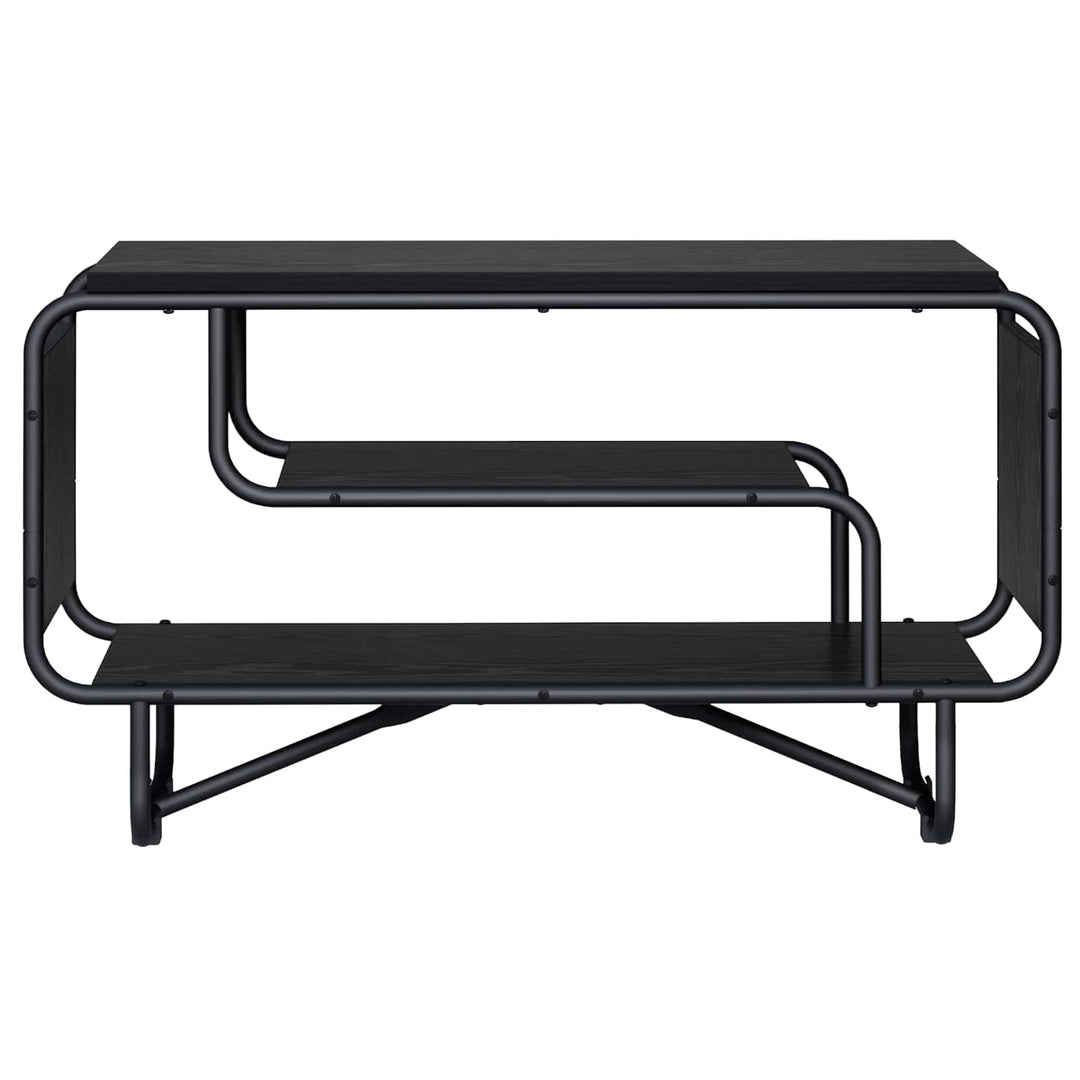 TV-bord 80 x 36 x 45 cm Sort eg Konstrueret træ