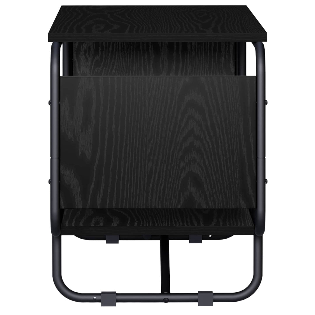 TV-bord 80 x 36 x 45 cm Sort eg Konstrueret træ