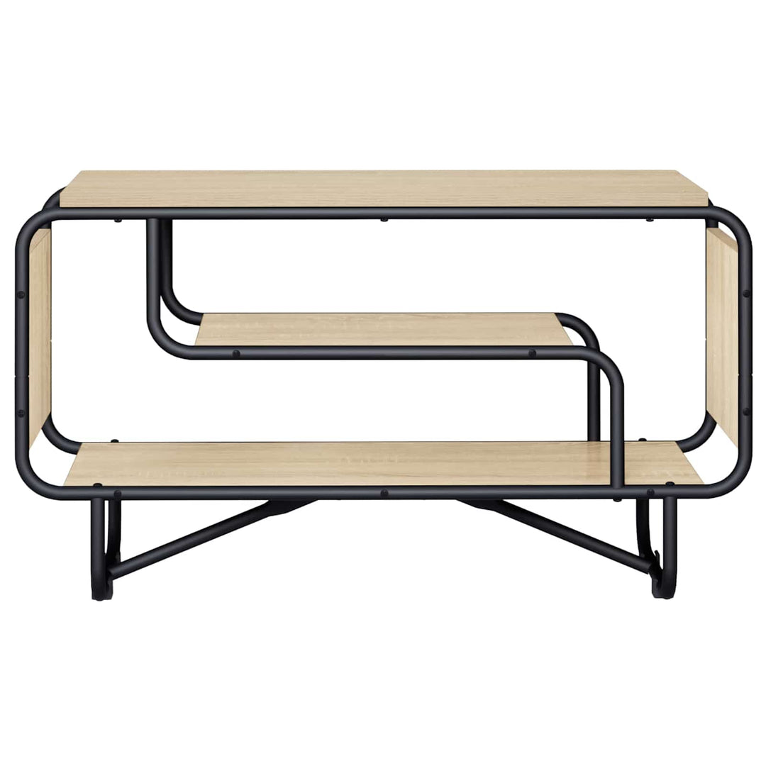TV-bord 80 x 36 x 45 cm Sonoma-eg Konstrueret træ