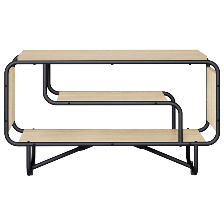 TV-bord 80 x 36 x 45 cm Sonoma-eg Konstrueret træ