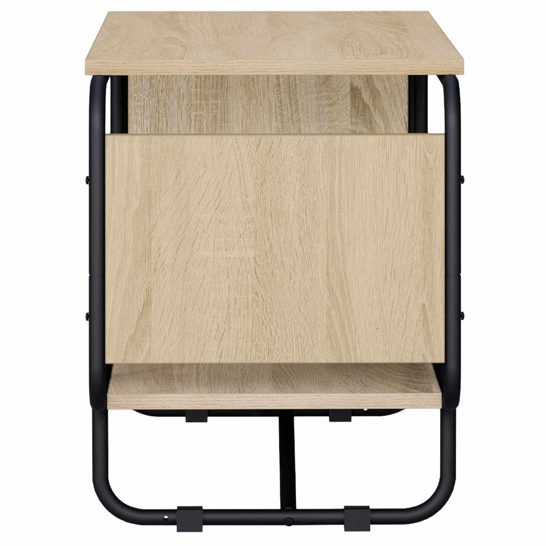 TV-bord 80 x 36 x 45 cm Sonoma-eg Konstrueret træ