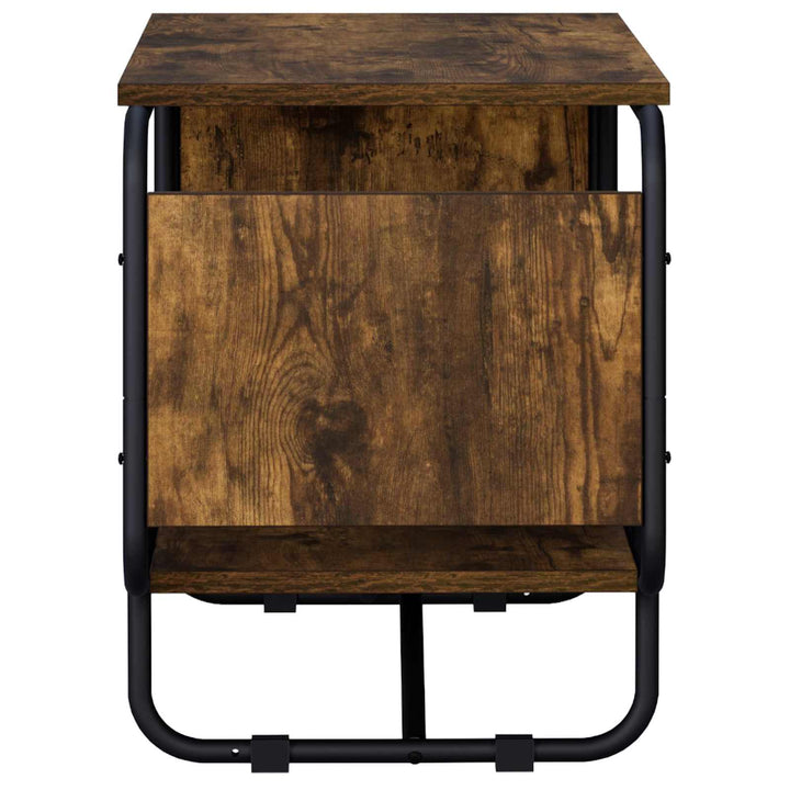 TV-bord 80 x 36 x 45 cm Røget eg Konstrueret træ