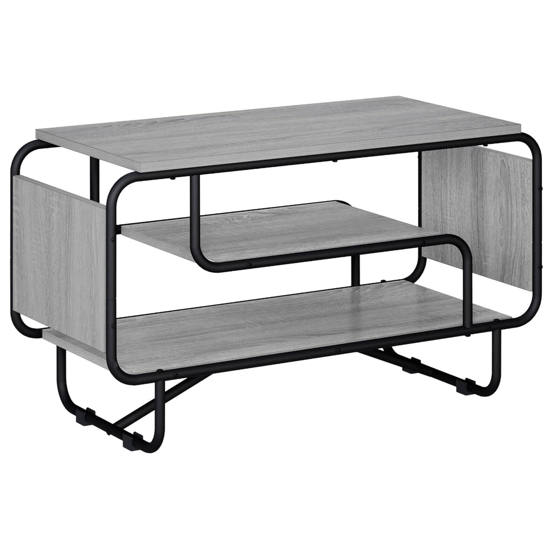 TV-bord 80 x 36 x 45 cm Grå Sonoma Konstrueret træ
