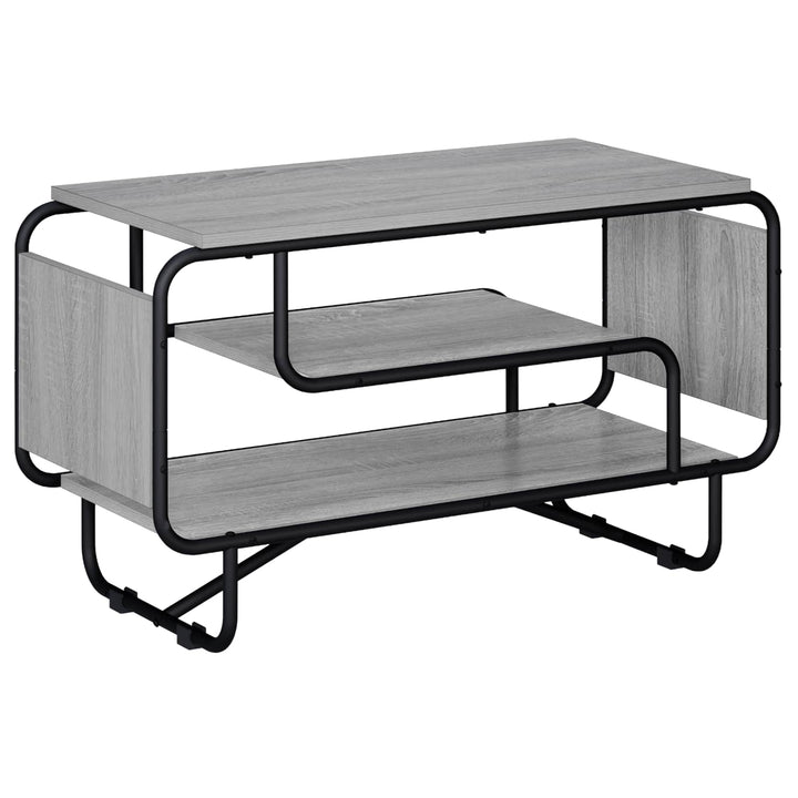 TV-bord 80 x 36 x 45 cm Grå Sonoma Konstrueret træ