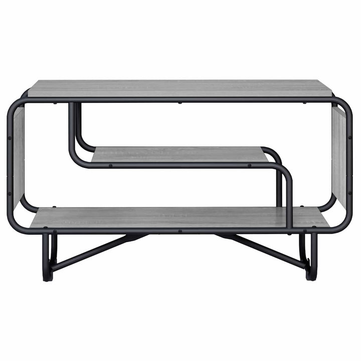 TV-bord 80 x 36 x 45 cm Grå Sonoma Konstrueret træ