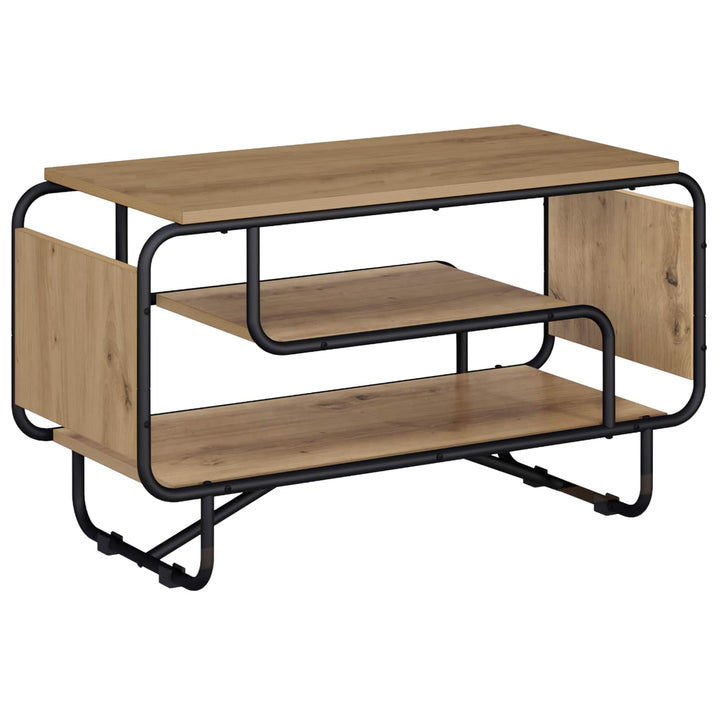 TV-bord 80 x 36 x 45 cm Artisan-eg Konstrueret træ