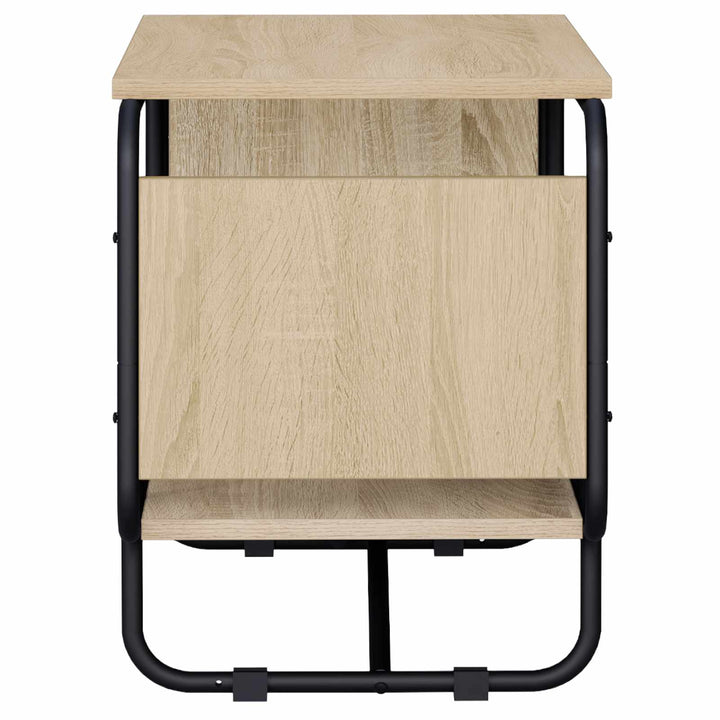 TV-bord 98 x 36 x 45 cm Sonoma-eg Konstrueret træ