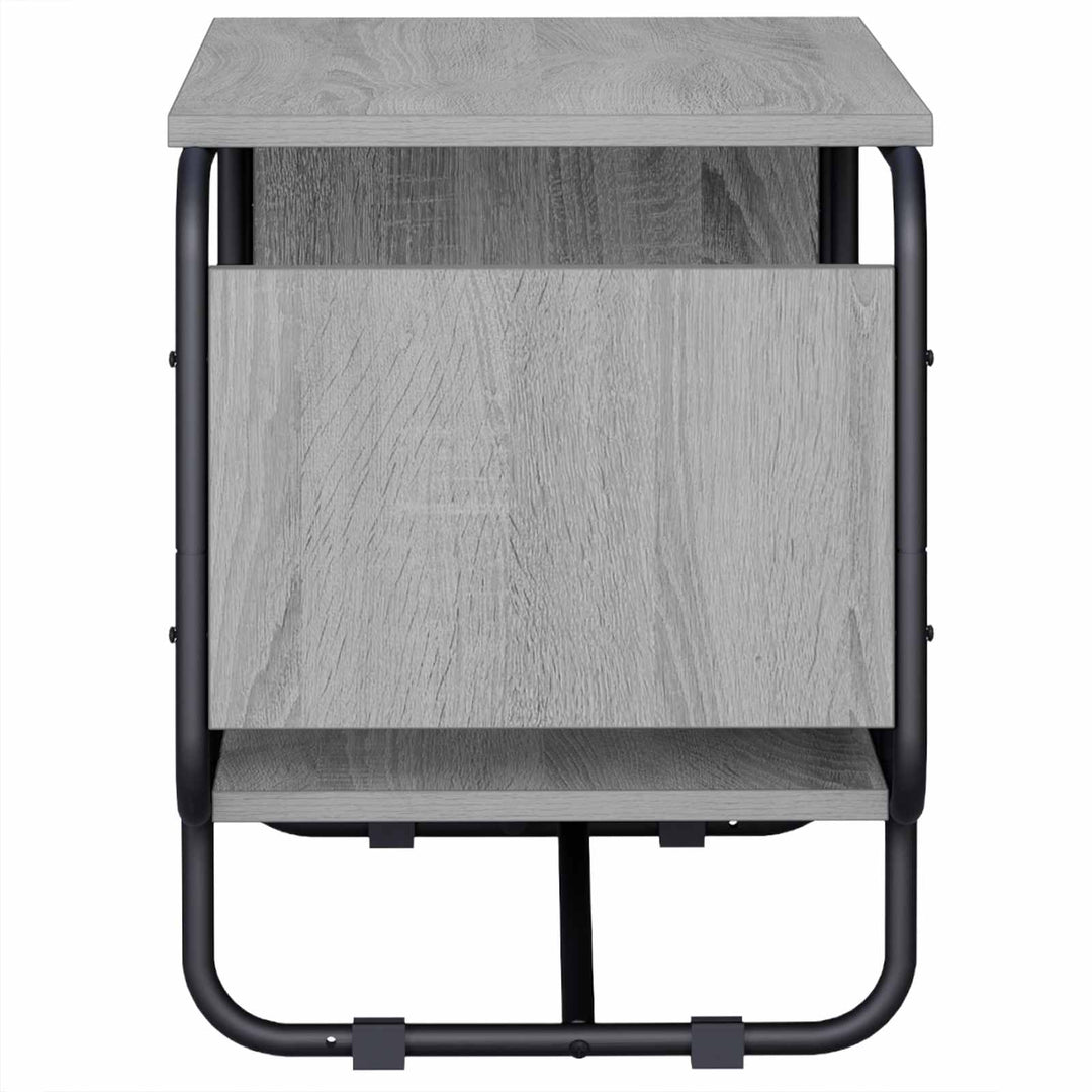TV-bord 98 x 36 x 45 cm Grå Sonoma Konstrueret træ