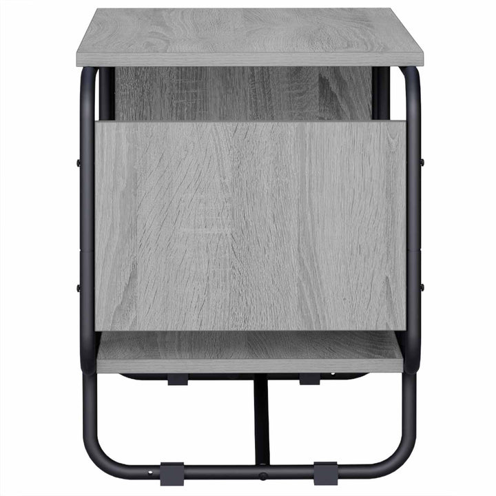 TV-bord 98 x 36 x 45 cm Grå Sonoma Konstrueret træ