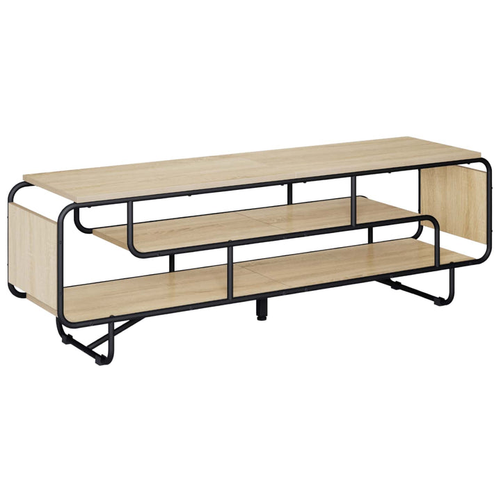 TV-bord 140 x 36 x 45 cm Sonoma-eg Konstrueret træ