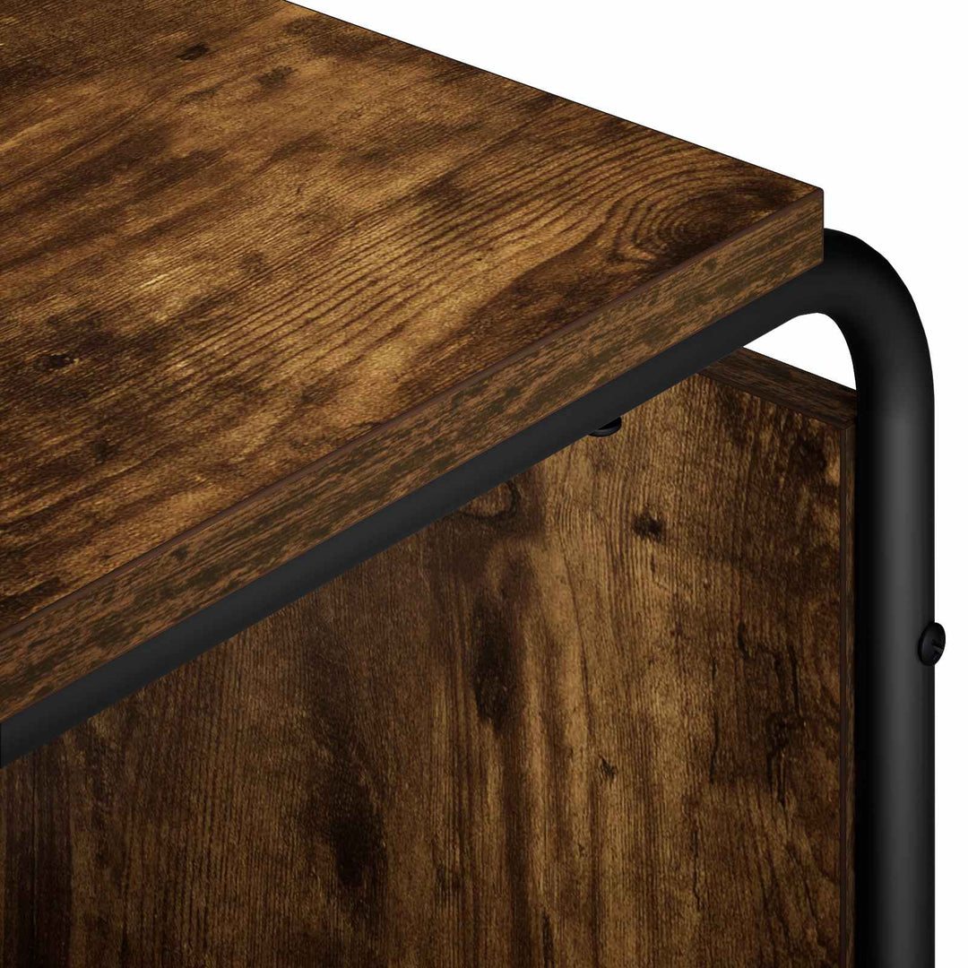 TV-bord 140 x 36 x 45 cm Røget eg Konstrueret træ