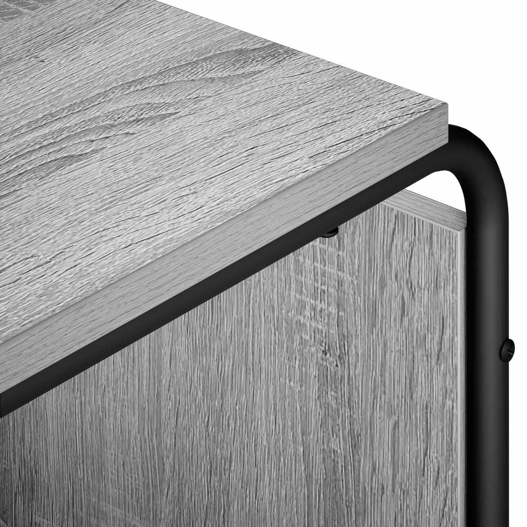 TV-bord 140 x 36 x 45 cm Grå Sonoma Konstrueret træ