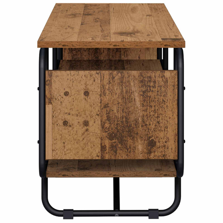 TV-bord 140 x 36 x 45 cm Gammelt træ Konstrueret træ