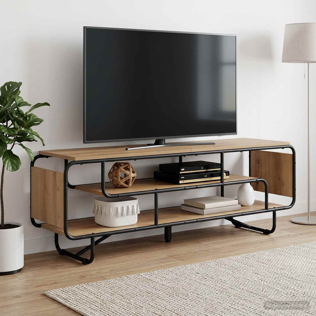TV-bord 140 x 36 x 45 cm Artisan-eg Konstrueret træ