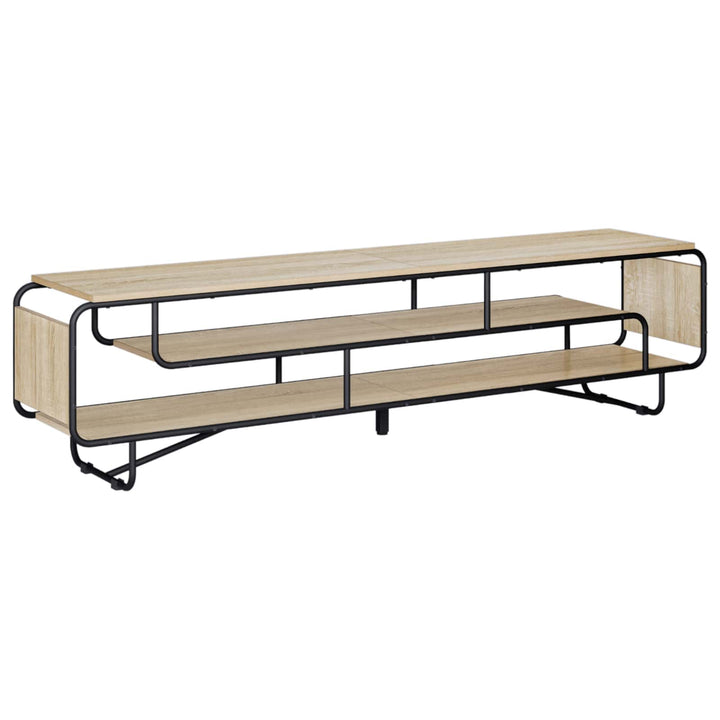 TV-bord 180 x 36 x 45 cm Sonoma-eg Konstrueret træ