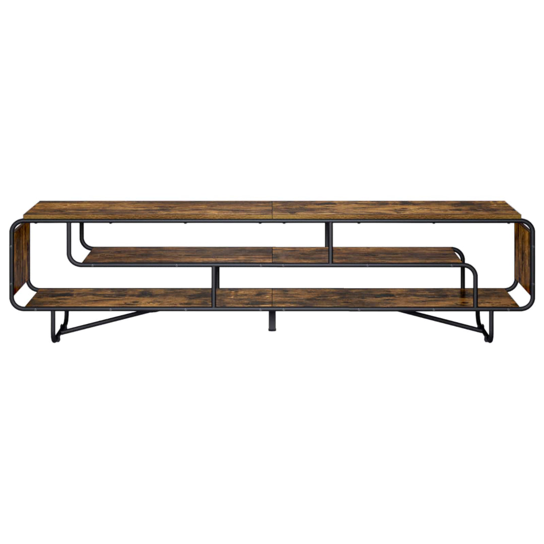 TV-bord 180 x 36 x 45 cm Røget eg Konstrueret træ