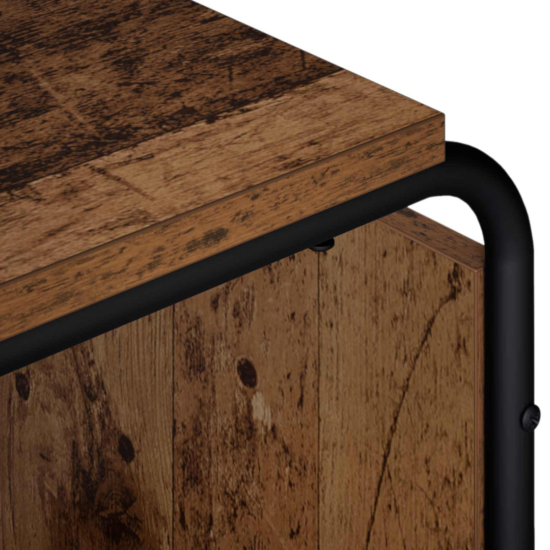 TV-bord 180 x 36 x 45 cm Gammelt træ Konstrueret træ