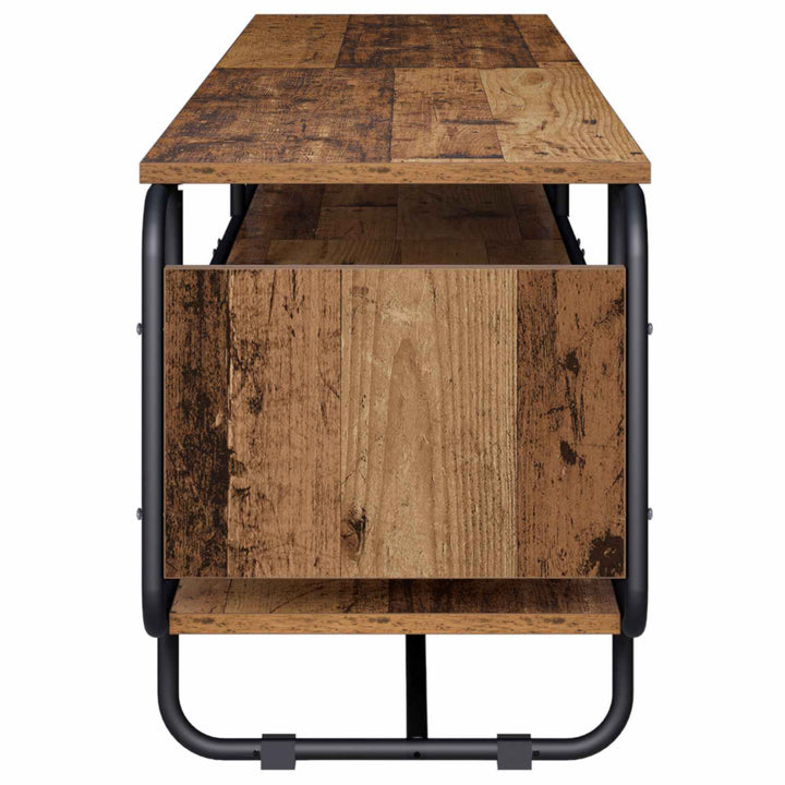 TV-bord 180 x 36 x 45 cm Gammelt træ Konstrueret træ