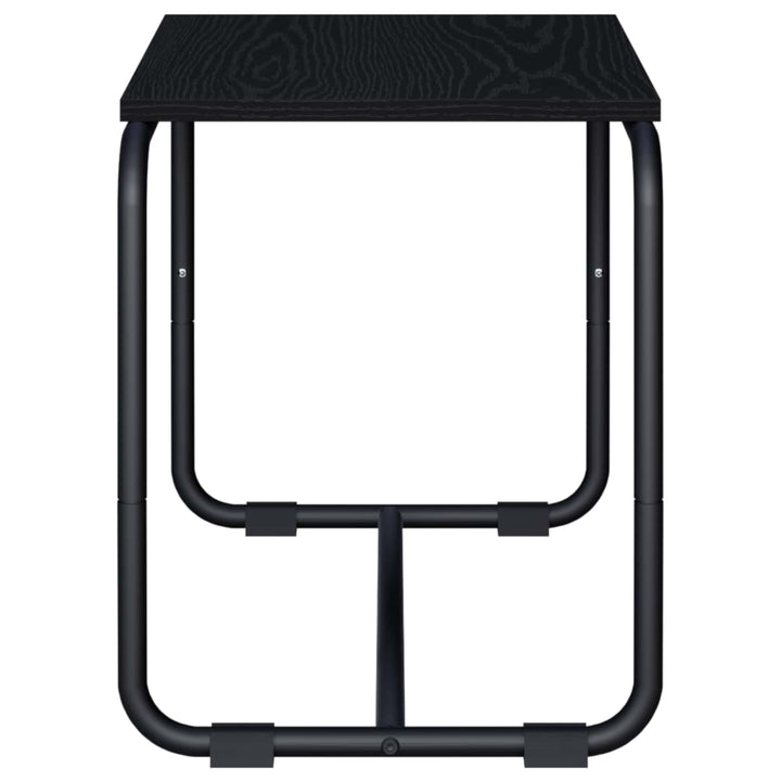 TV-bord 60 x 35,5 x 42 cm Sort eg Konstrueret træ